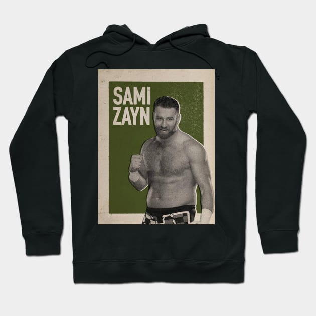 Sami Zayn Vintage Hoodie by nasib